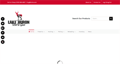 Desktop Screenshot of lakehuronrodandgun.com